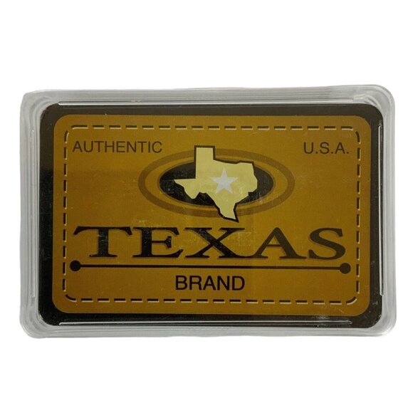 Texas Brand Playing Cards Deck Bridge Size Lone Star State Authentic USA - Picture 1 of 4